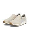 Rieker Mesh Trainer With Side Zip - Beige